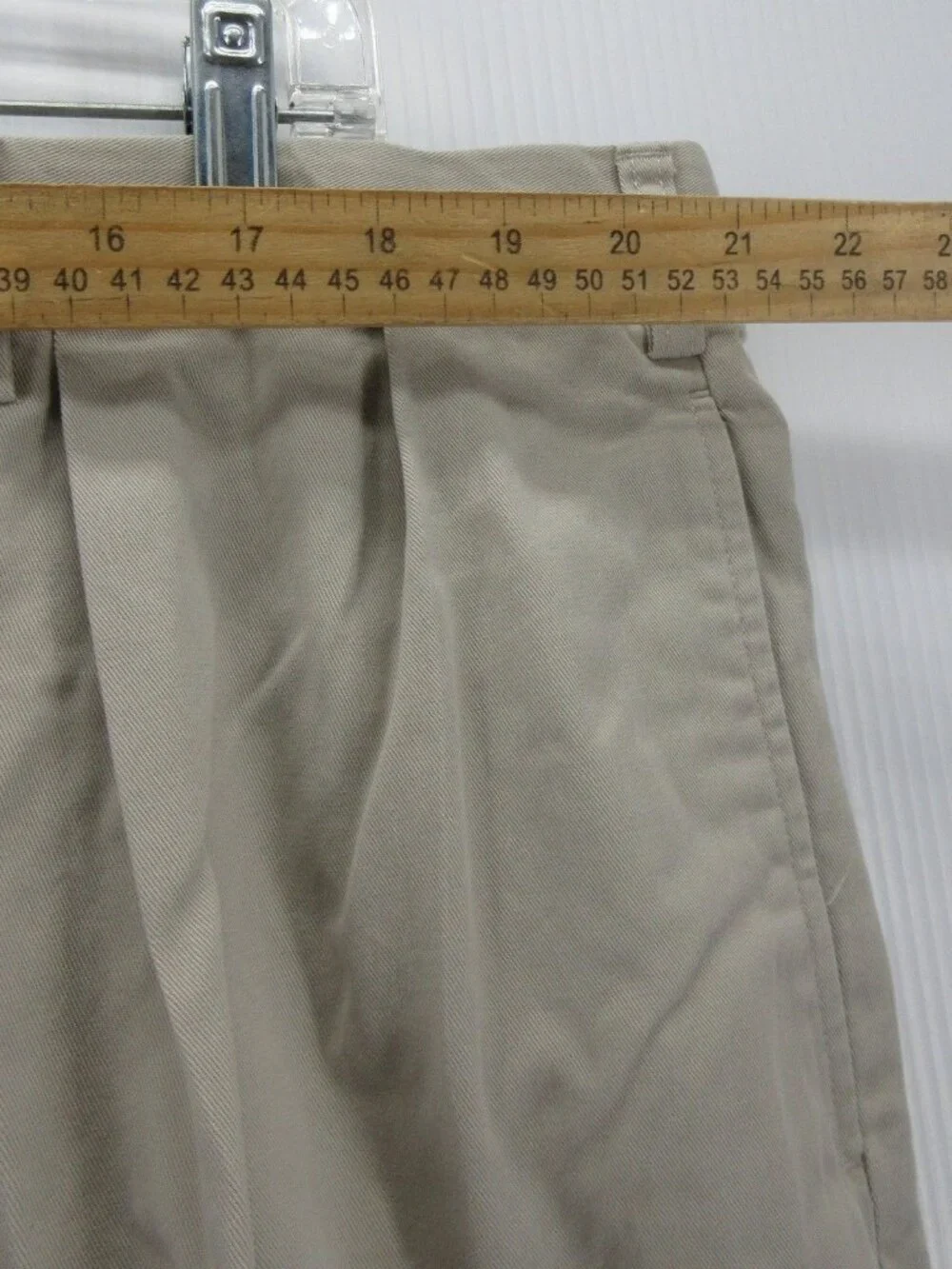 Polo Ralph Lauren Pants 44X32 Big Tan Andrew Chino Pleated Classic Fit
